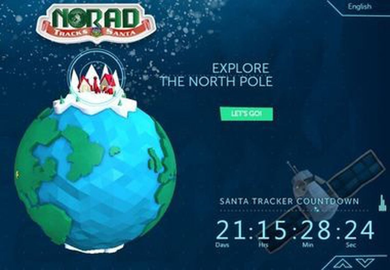 Norad santa tracks tracker track